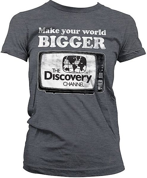 Discovery T-Shirt Make Your World Bigger Girly Tee günstig online kaufen