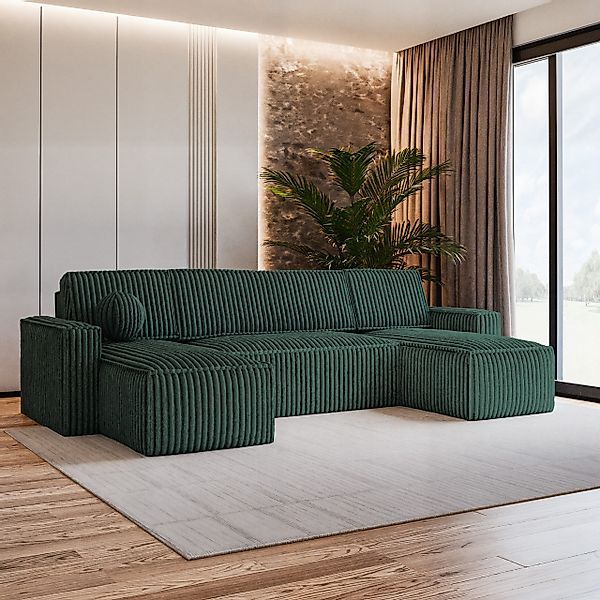 Masseno Ecksofa PESANO mit Schlaffunktion U-Form, günstig online kaufen