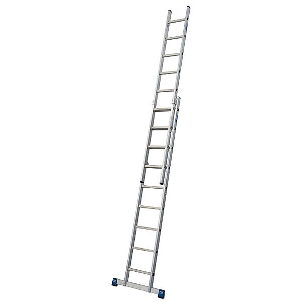 Krause Schiebeleiter Stabilo 2-teilig 2 x 9 Sprossen 4,2 x 0,88 x 1,13 m günstig online kaufen