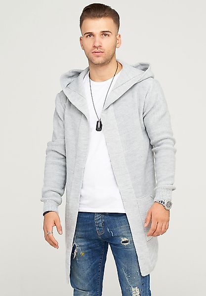 behype Strickjacke "JAROMIR", mit kuscheliger Kapuze günstig online kaufen