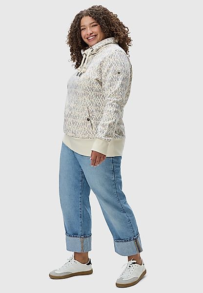 Ragwear Rollkragenpullover "Rylie Print Plus" modischer Damen Kapuzensweate günstig online kaufen