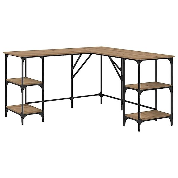 vidaXL Schreibtisch Artisan-Eiche 139 x 139 x 75 cm Holzwerkstoff 882869 günstig online kaufen