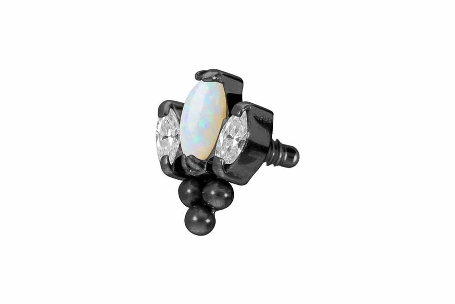 PIERCINGLINE Piercing-Set Titan Schraubaufsatz mit Außengewinde günstig online kaufen