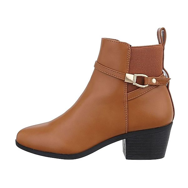Ital-Design Damen Elegante Stiefelette Blockabsatz Klassische günstig online kaufen