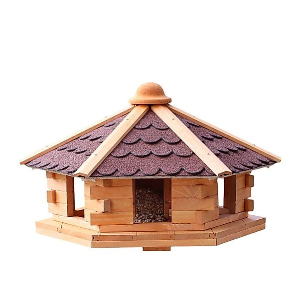 Promadino Vogelhaus Knusperhäuschen imprägniertes Kiefernholz Ø 59 cm Höhe günstig online kaufen