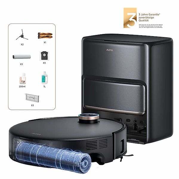 Mova Saugroboter »mit Wischfunktion Z60 Ultra Roller Complete«, Warmwasser- günstig online kaufen