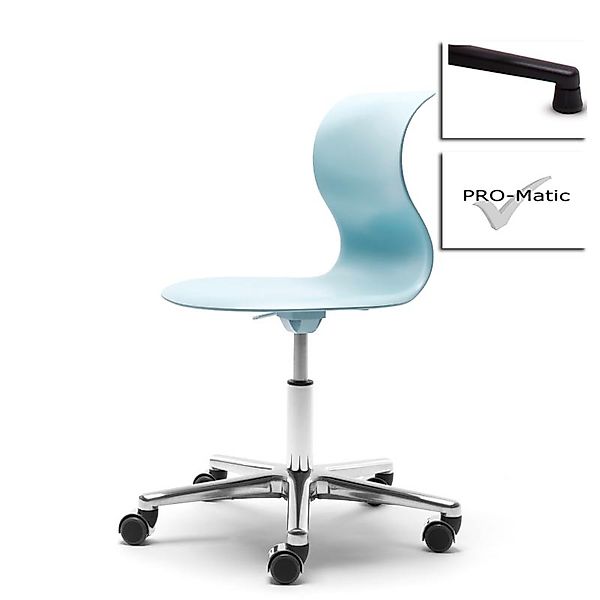 Kinderstuhl Pro 5 aquablau Aluminium polliert (+40€) Filzgleiter Ja (+45€) günstig online kaufen
