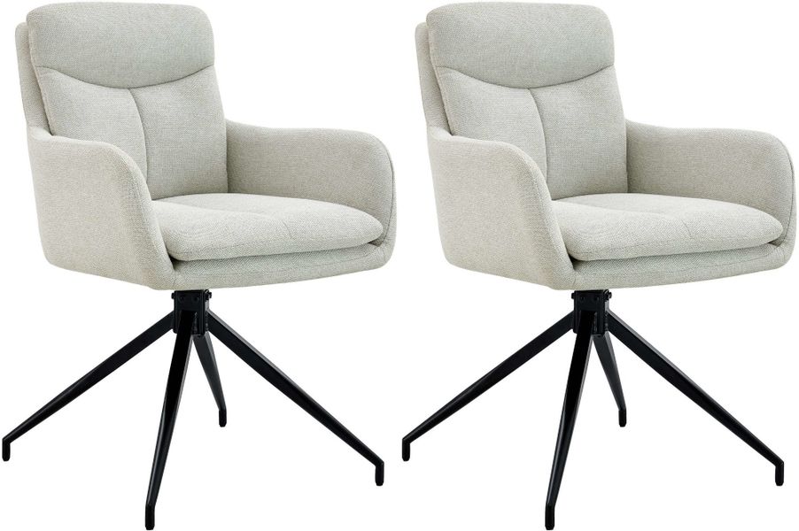 CLP Esszimmerstuhl Somers (2er Set), Stoffbezug, günstig online kaufen