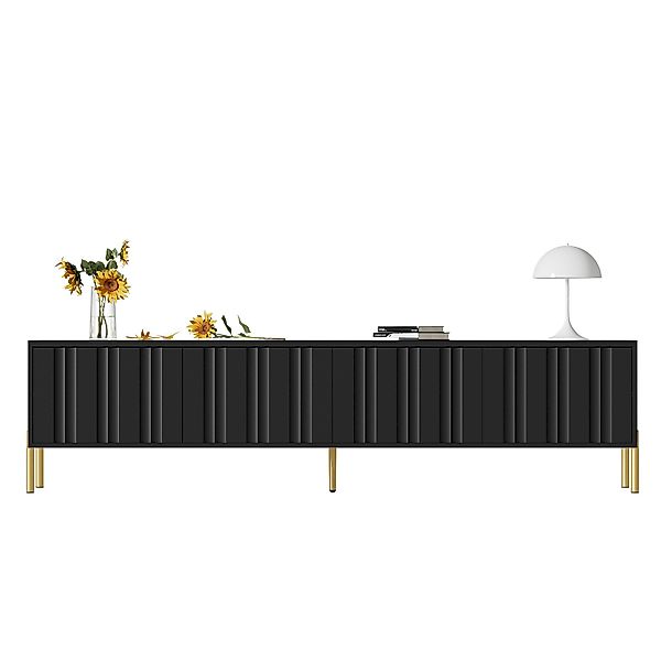 OKWISH Lowboard mit Gerilltes Türdesign (TV-Board, günstig online kaufen