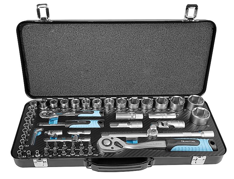 BM-Werkzeuge Bit- und Steckschlüsselset, 56-St., 2 Umschaltknarren günstig online kaufen