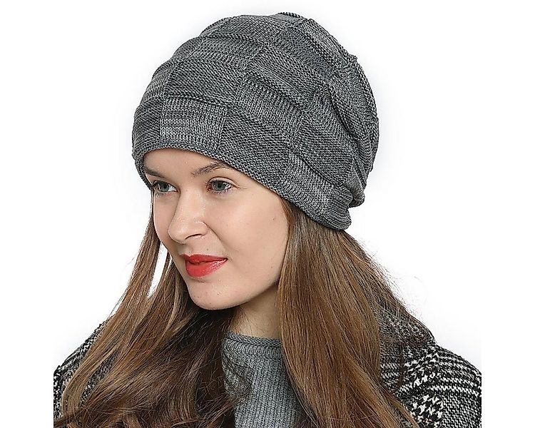DonDon Beanie Damen warme Schlauchmütze Strickmütze (Packung, 1-St) Winterm günstig online kaufen