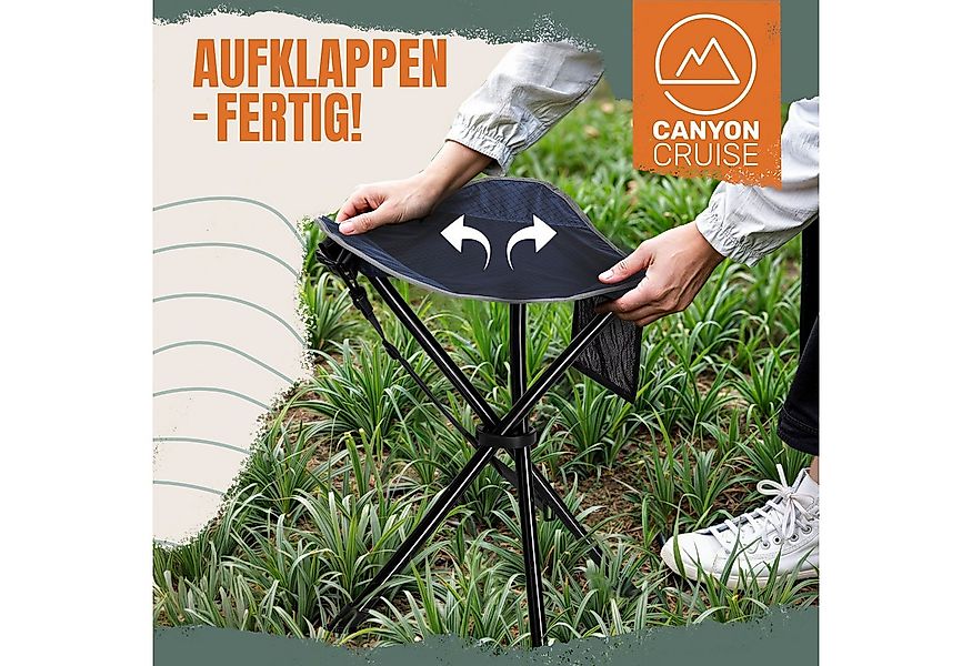 Canyon Cruise Campinghocker Tragbarer Campinghocker–Klappbarer Dreibein-Stu günstig online kaufen