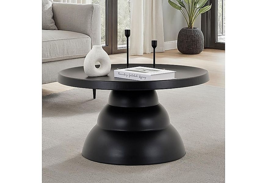 IDIMEX Couchtisch LORIS, Beistelltisch rund Metall pulverbeschichtet modern günstig online kaufen