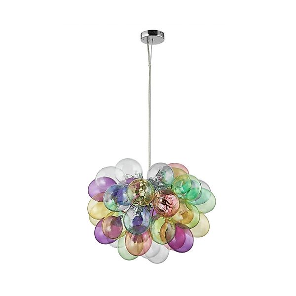 Lucande Pendelleuchte Diborah 10013062 Design Modern aus Glas 8-flammig G9 günstig online kaufen
