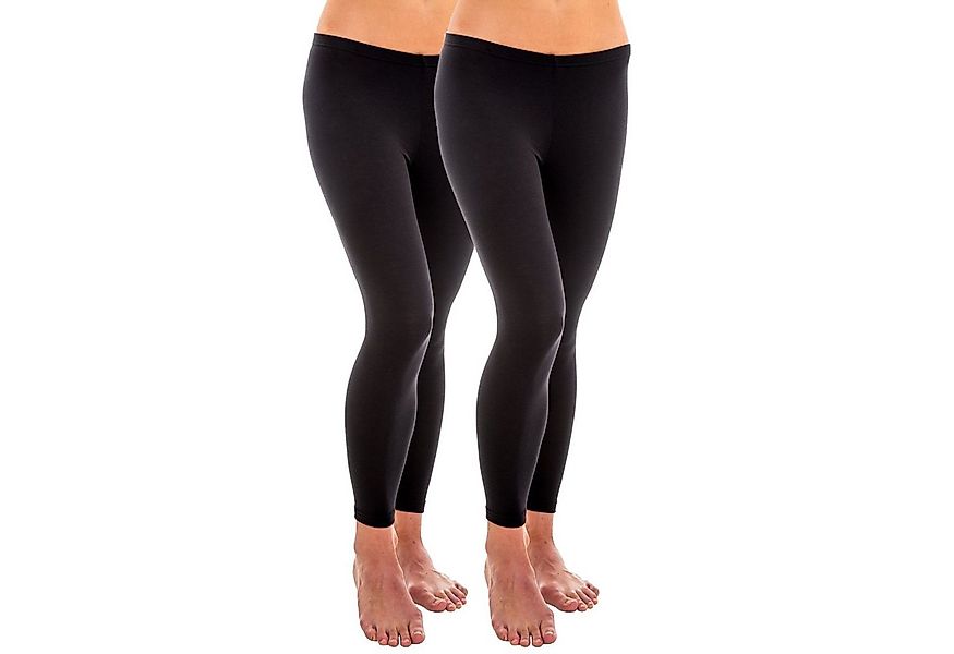HERMKO Leggings 1720 2er Pack Damen Legging aus 100% Bio-Baumwolle, Legging günstig online kaufen