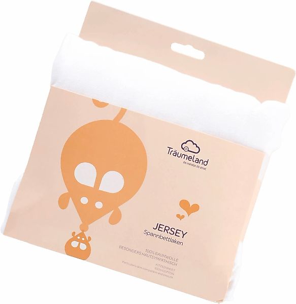 Träumeland Bettlaken "kuschelweiches Spannbetttuch Jersey" aus 100% kuschel günstig online kaufen