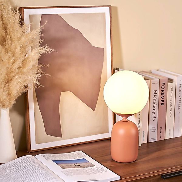 Pauleen Glowing Charm Tischlampe, Keramikfuß rost günstig online kaufen