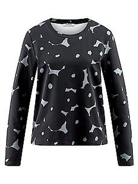 Sweatshirt Rundhals-­Ausschnitt Peter Hahn mehrfarbig günstig online kaufen
