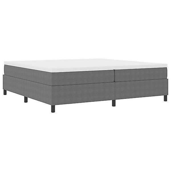 vidaXL Bett Boxspringbett Hellgrau 200x200 cm aus Cord (1-tlg) günstig online kaufen