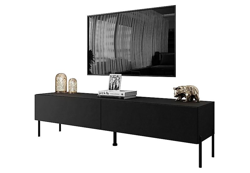 Lookway Lowboard COLETTE MATT TV-Schrank mit Füße und LED Beleuchtung günstig online kaufen