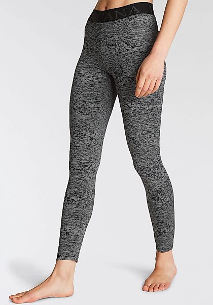 LASCANA ACTIVE Leggings, meliert, mit elastischem Bund und darin eingewebte günstig online kaufen