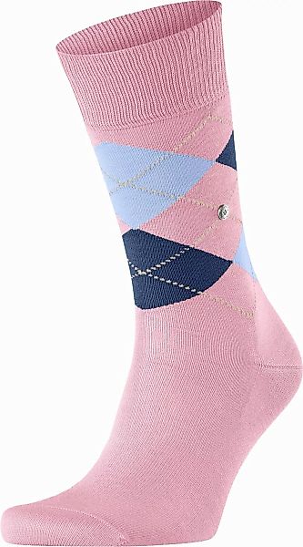 Burlington Manchester Socken Kariert Rosa 8793 - Größe 40-46 günstig online kaufen