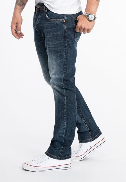 Rock Creek Straight-Jeans Herren Jeans Stonewashed günstig online kaufen