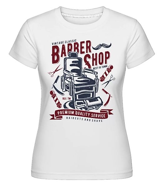 Vintage Barber Shop · Shirtinator Frauen T-Shirt günstig online kaufen