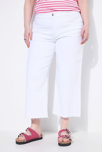 Studio Untold Culotte Jeans-Culotte Wide Legs 5-Pocket cutted Saum günstig online kaufen