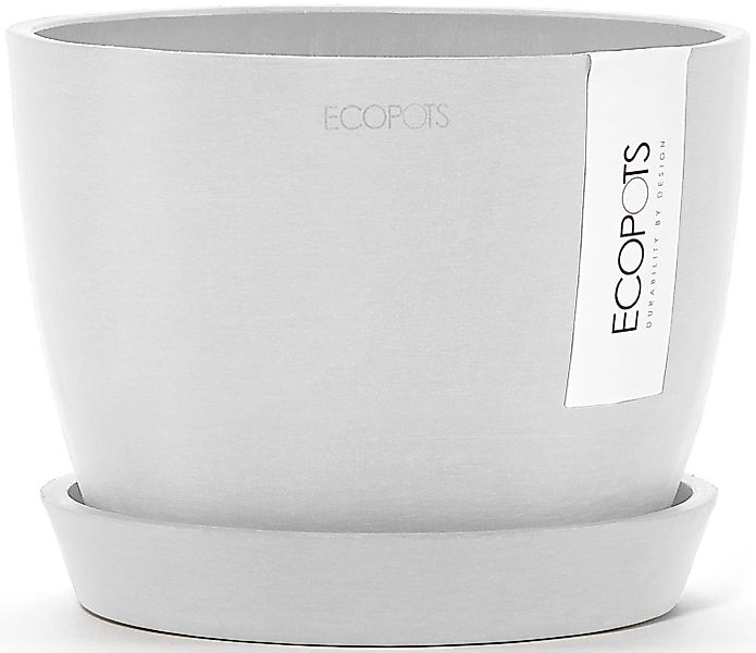 ECOPOTS Blumentopf Stockholm Mini 16 Weiß, für innen und außen: frostsicher günstig online kaufen