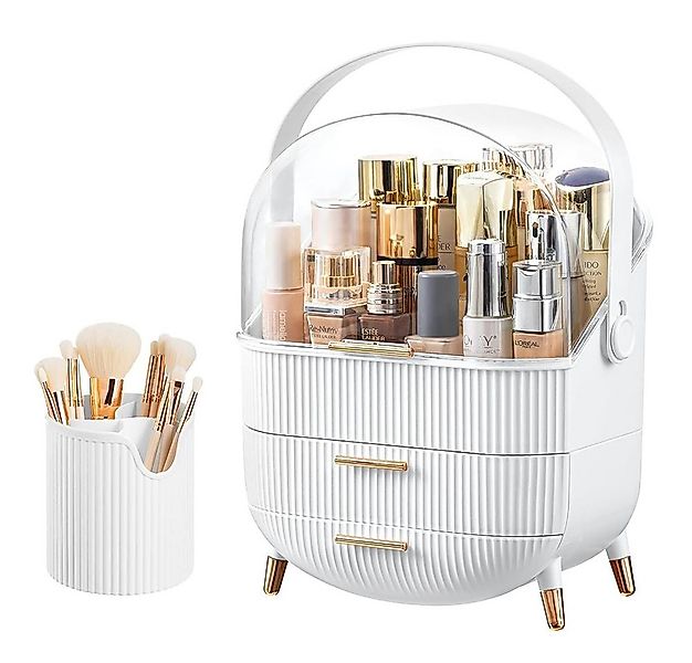 HT Make-Up Organizer und Aufbewahrung, tragbar, wasserdicht, staubdicht, Or günstig online kaufen