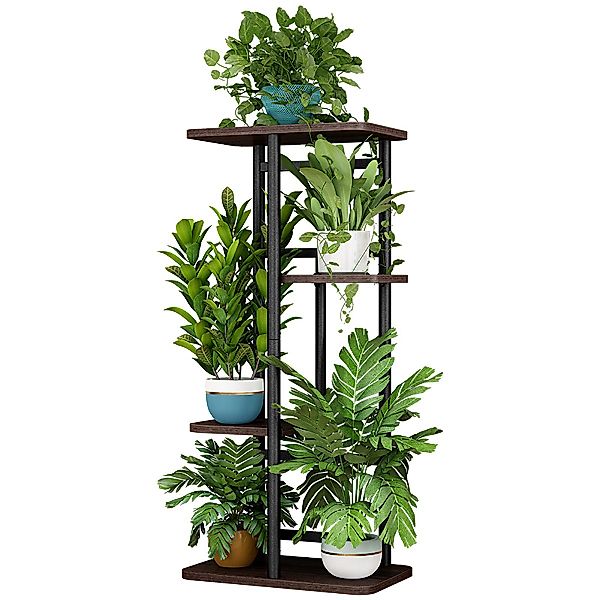 GarveeMore Blumenständer Neu Pflanzenständer Metall Blumenregal günstig online kaufen