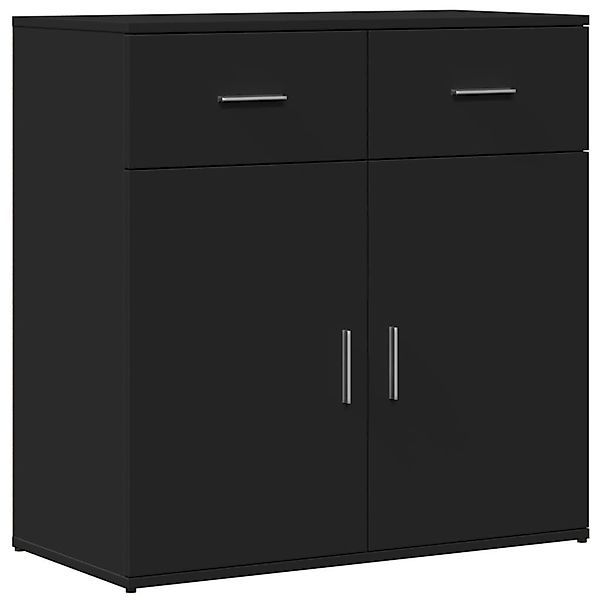 vidaXL Sideboard Sideboard Schwarz 79x38x80 cm günstig online kaufen