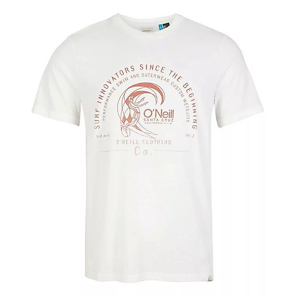 O´neill Innovate Kurzärmeliges T-shirt S Powder White günstig online kaufen
