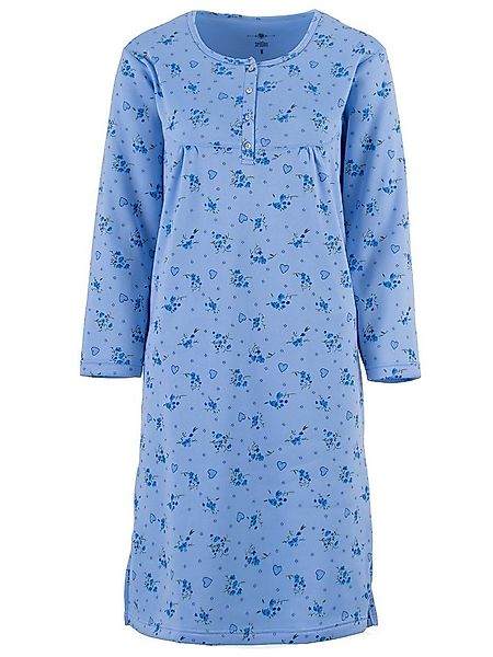 zeitlos Nachthemd Thermo Nachthemd - Herz Blumen (HT) günstig online kaufen