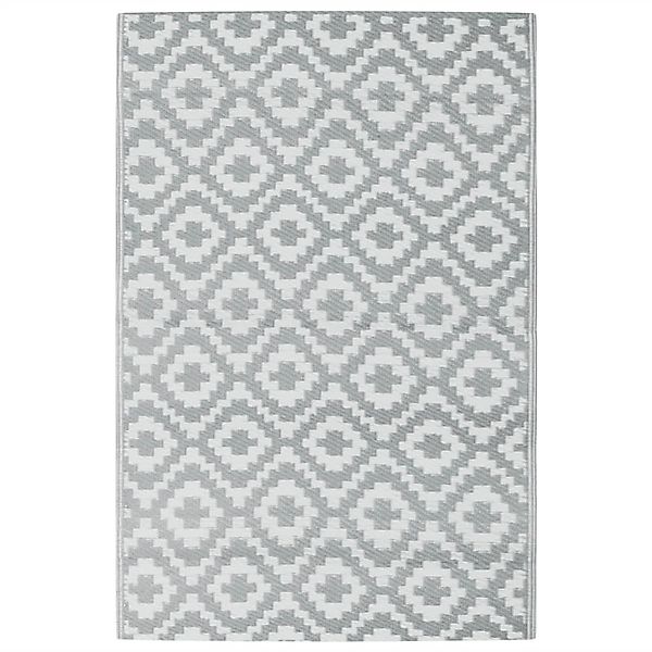 vidaXL Outdoorteppich Grau 120x180 Cm Pp 2007423 günstig online kaufen