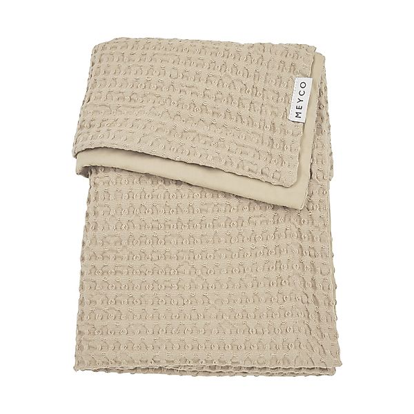 Babydecke 9999 Sand, Meyco Baby, 75x100cm günstig online kaufen