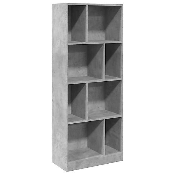 vidaXL Bücherregal Bücherregal Betongrau 57x28,5x141 cm günstig online kaufen