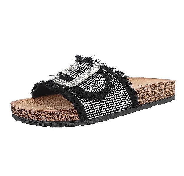 Ital-Design Komfortable Sommerschuhe – Bequeme Sandalen mit Schnalle Pantol günstig online kaufen