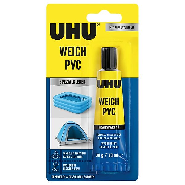 Uhu Weich PVC Spezialkleber Transparent 30 g günstig online kaufen
