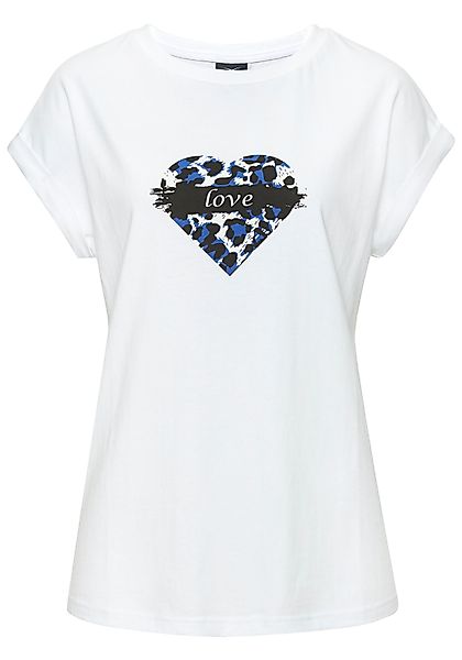LASCANA Print-Shirt aus Baumwolle, Damen T-Shirt, günstig online kaufen