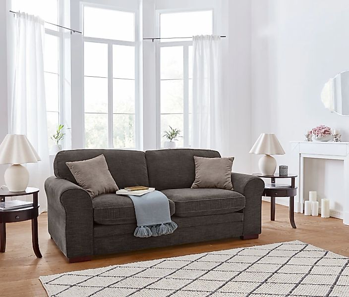 Home affaire "Broughton" weicher Sitzkomfort, incl. 2 Zierkissen, Keder günstig online kaufen