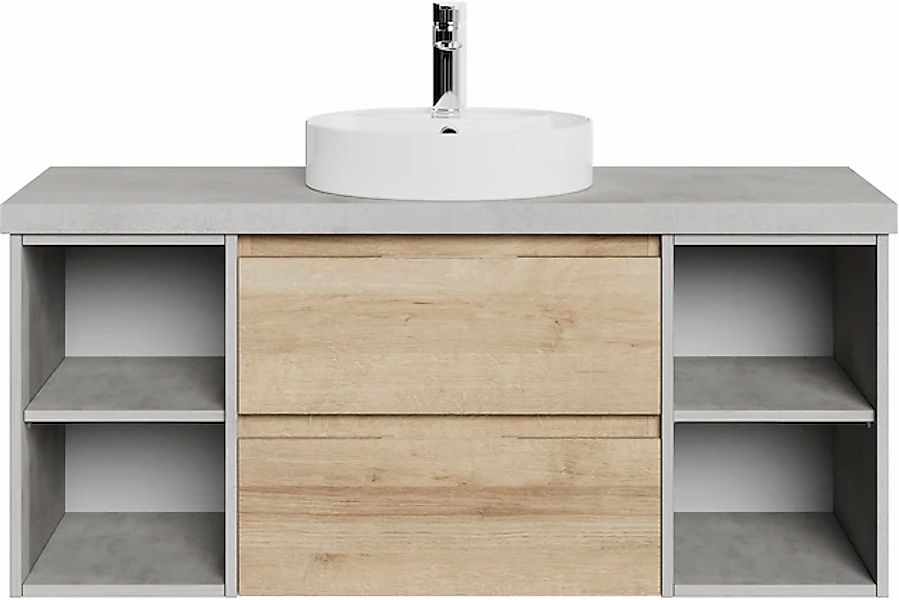 Saphir Waschtisch »Serie 4035 Keramik-Aufsatzbecken mit Unterschrank, 118 c günstig online kaufen