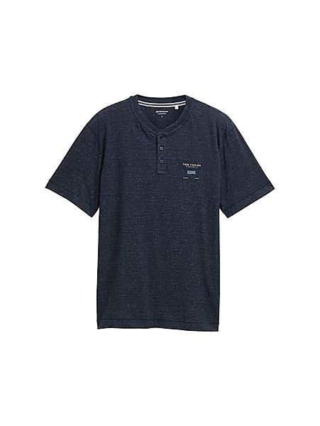 TOM TAILOR Henleyshirt mit Logo-Label günstig online kaufen