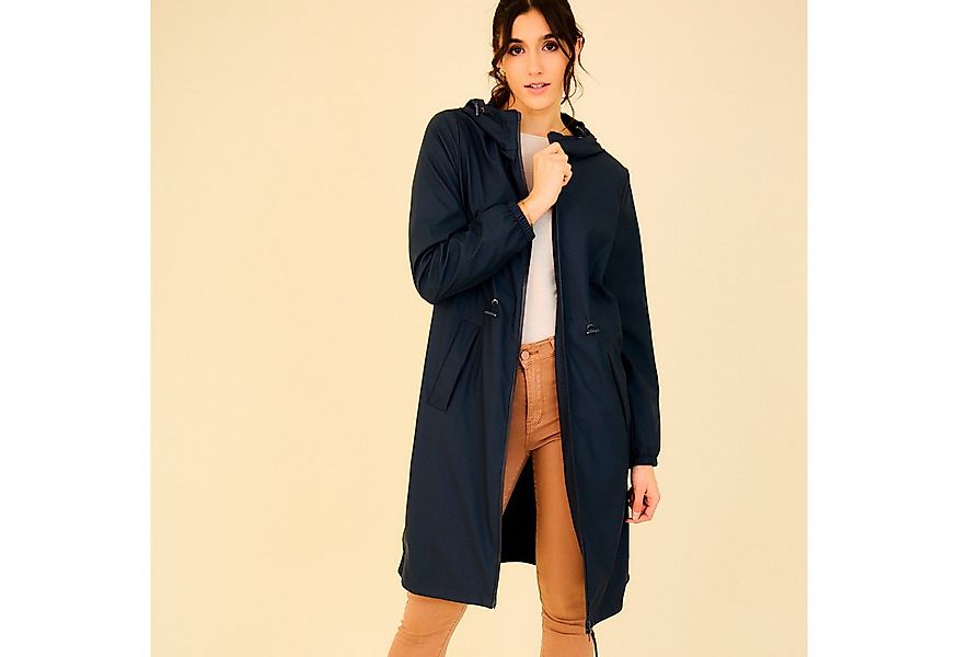 30seven Regenmantel beheizter wasserdichter Mantel - Farbe Navy 7,4V Set in günstig online kaufen