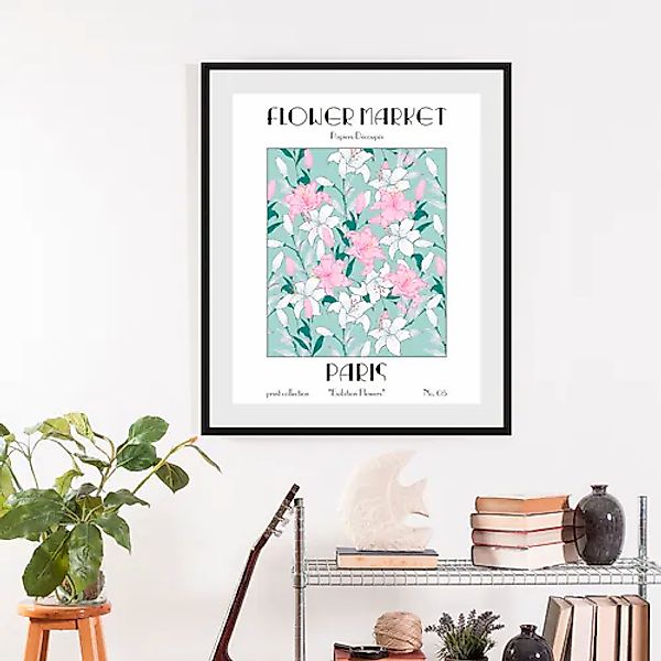 queence Bild »Flowermarket« 1 Stk. tlg. gerahmt günstig online kaufen
