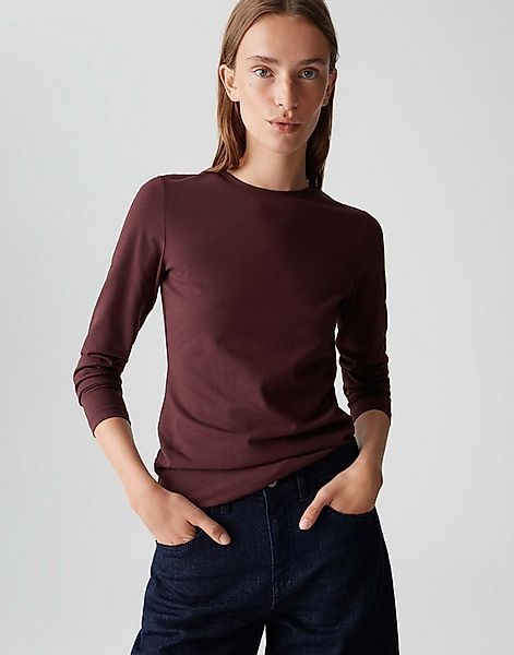 OPUS Langarmshirt SMILLA aus Jersey figurbetont geschnitten, weicher Griff, günstig online kaufen