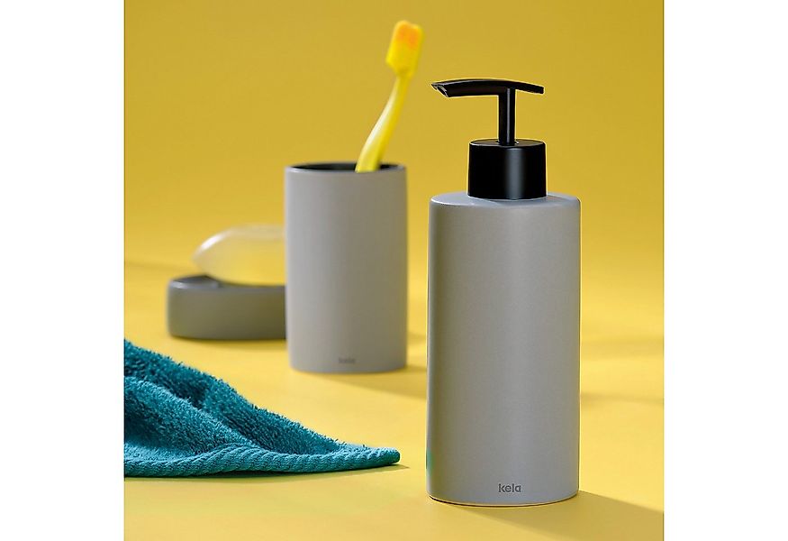 kela Zahnputzbecher Matsi, matte Optik, innen schwarz günstig online kaufen