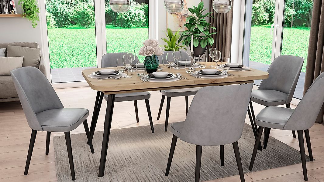 byLIVING Kulissentisch Life (1-St), mit Synchronauszug, günstig online kaufen