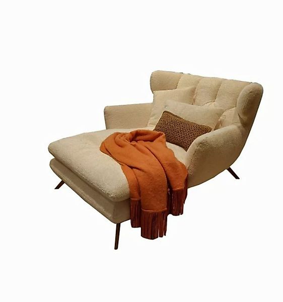 Natur24 Recamiere Sofa Seitneves Longseat 130x160 White Sessel günstig online kaufen